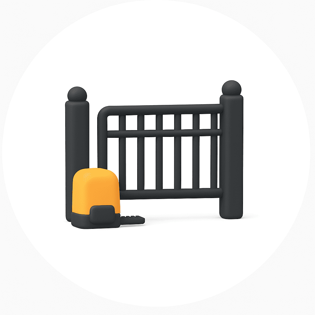 Pohony posuvných bran