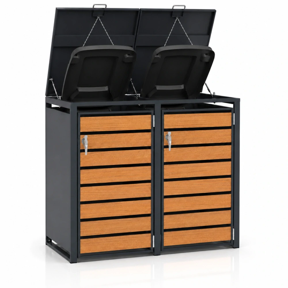 Garlist BGP-02 Přístřešek / box na popelnice 2 x 240 l