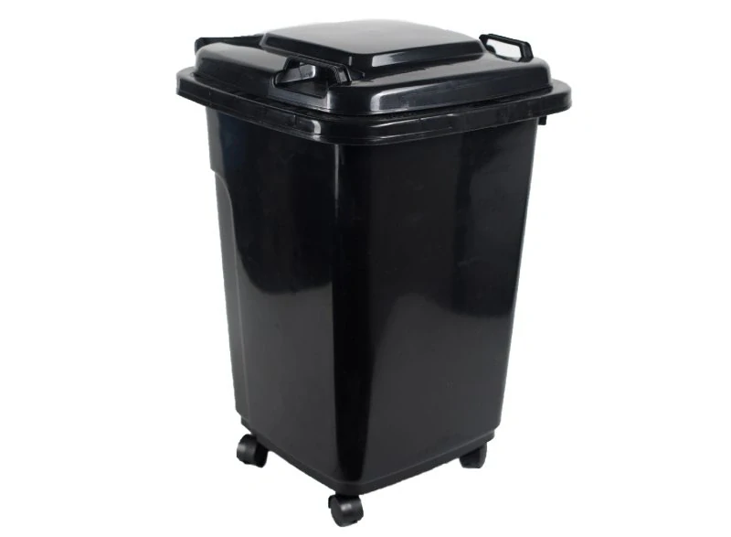 Garlist GRS koš / popelnice černá s kolečky 50 l