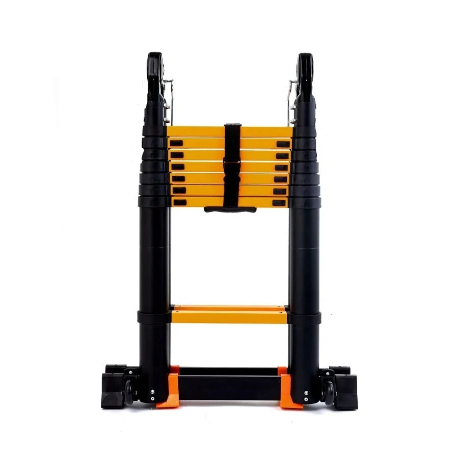 Garlist PROFI TLKS1919 teleskopický žebřík / štafle 3,8 m ( 1,9m + 1,9m) s kolečky