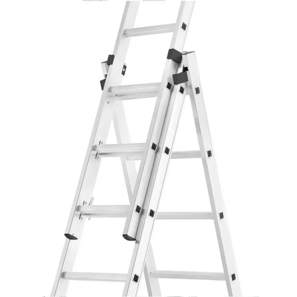 Garlist GST Profi Žebřík hliníkový třídílný, 3x7 příček