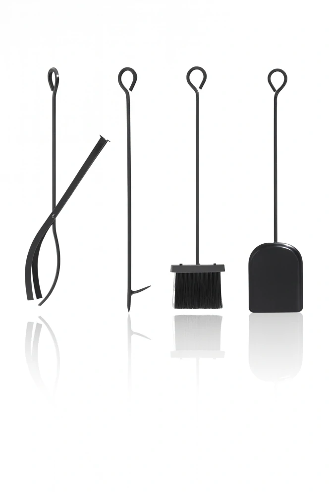 Garlist SNH-01 Stojan na dřevo + krbové nářadí 4 ks