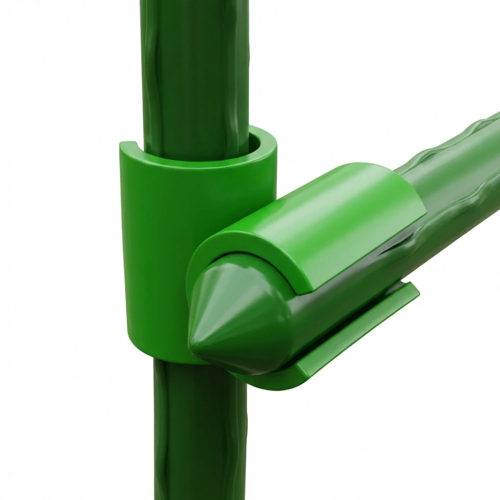 Spojka pro opěrnou tyč rostlin TG 11 mm křížová