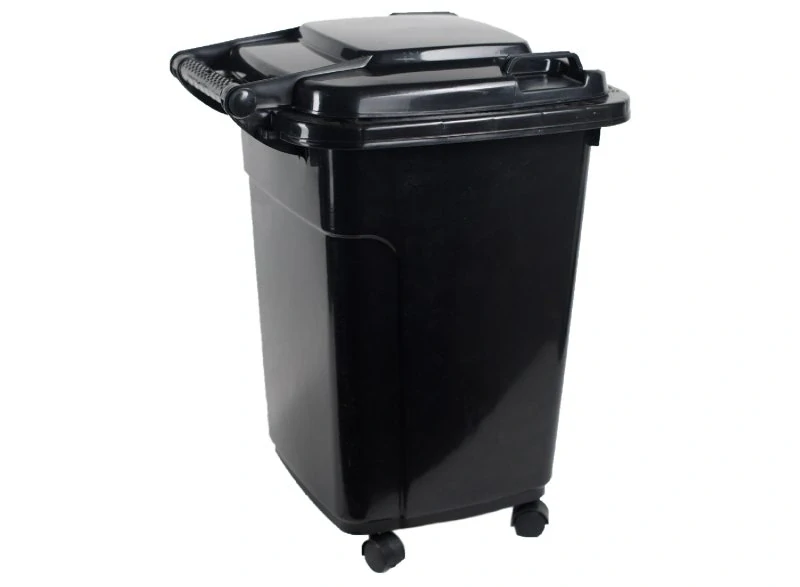 Garlist GRS koš / popelnice černá s kolečky 50 l