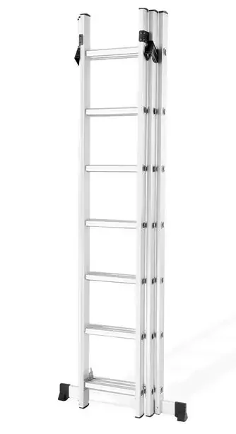 Garlist GST Profi Žebřík hliníkový třídílný, 3x7 příček