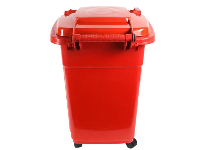 Garlist GRS koš / popelnice červená s kolečky 50 l