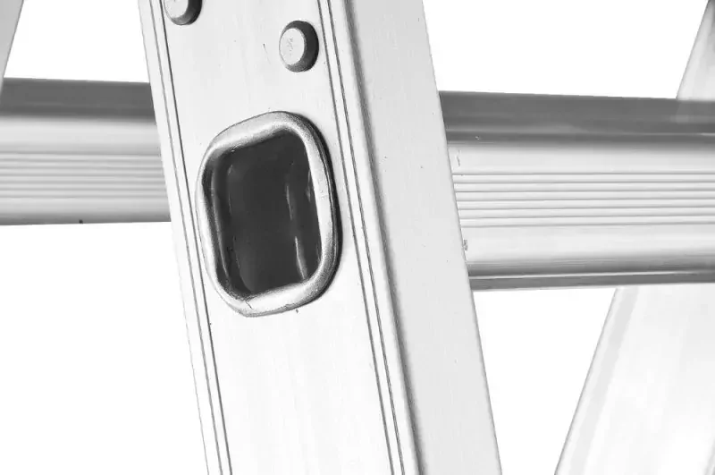 Garlist GST Profi Žebřík hliníkový třídílný, 3x9 příček