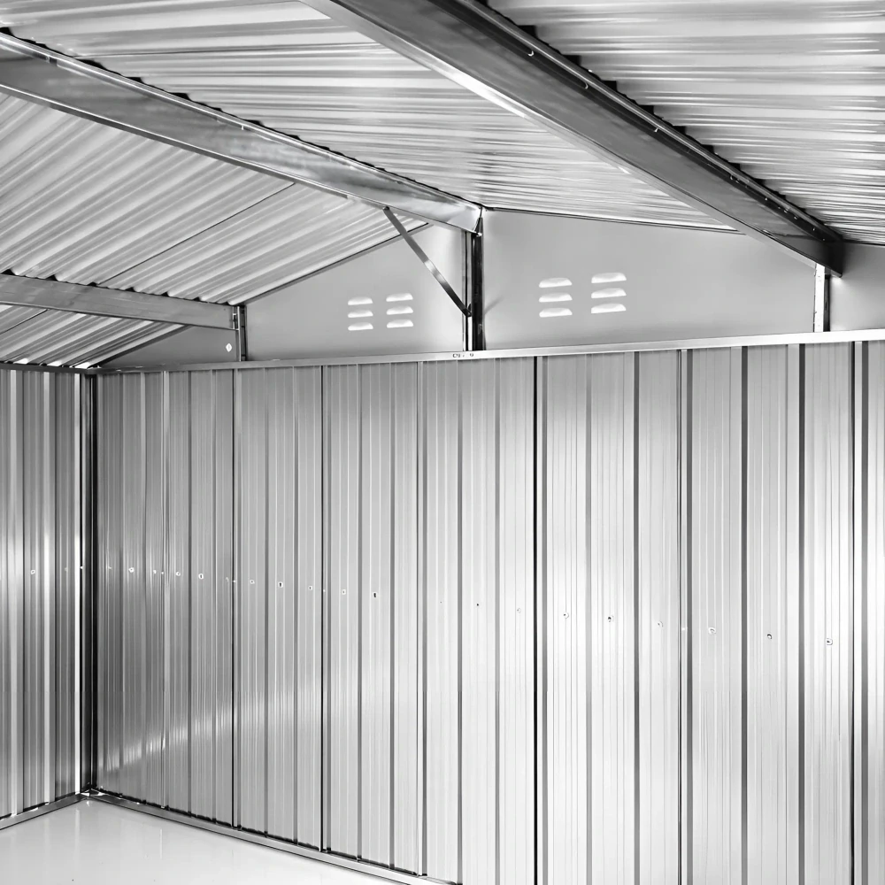 Garlist SDG-01 Zahradní domek 200 × 135 cm (2,7 m²) šedý