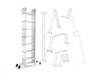 Garlist GST0407 Profi víceúčelový žebřík 4x7