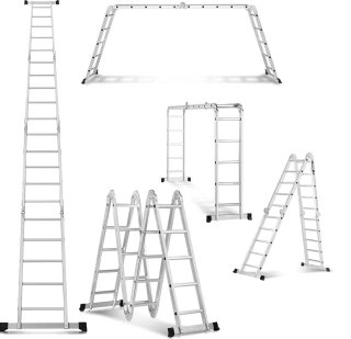 Garlist GST Profi Hliníkový víceúčelový žebřík multifunkční - 4x5